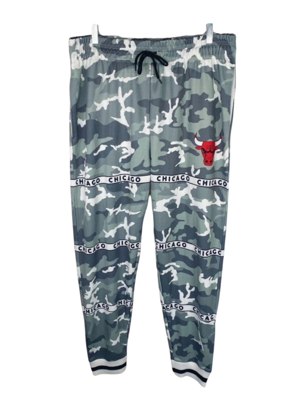 NBA Chicago Bulls Camo Joggers - Size XL